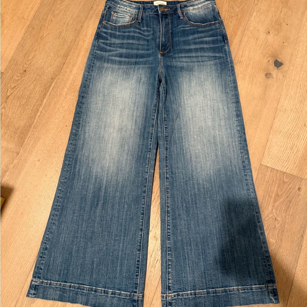 DRIFTWOOD Martha Flare Jeans in Classic Blue